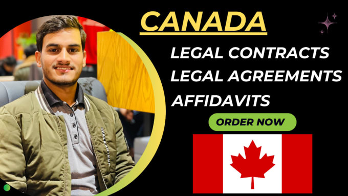 Gig Preview - Draft legal contracts, affidavits, and agreements for canada