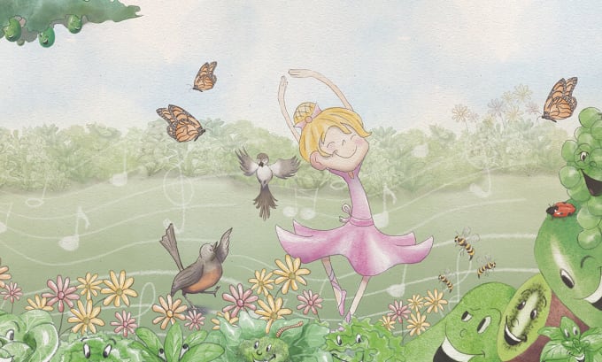 Gig Preview - Create incredible illustrations for your children book