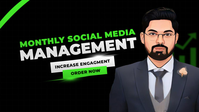 Gig Preview - Offer monthly social media management service for your brand