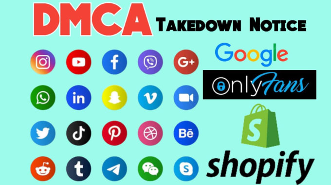 Gig Preview - Send dmca takedown notice google,twitter,shopify other social media