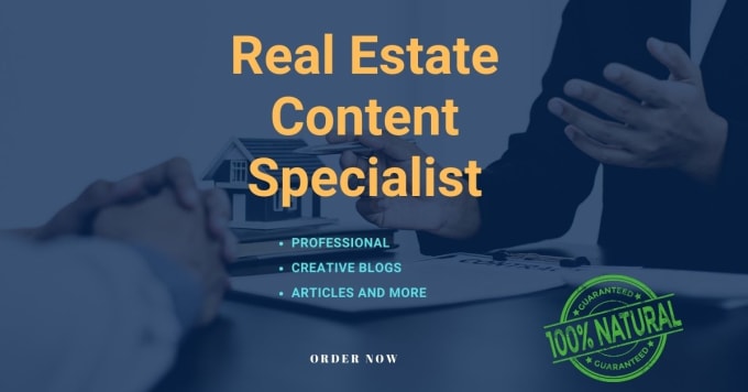 Gig Preview - Write your real estate related article or blog post