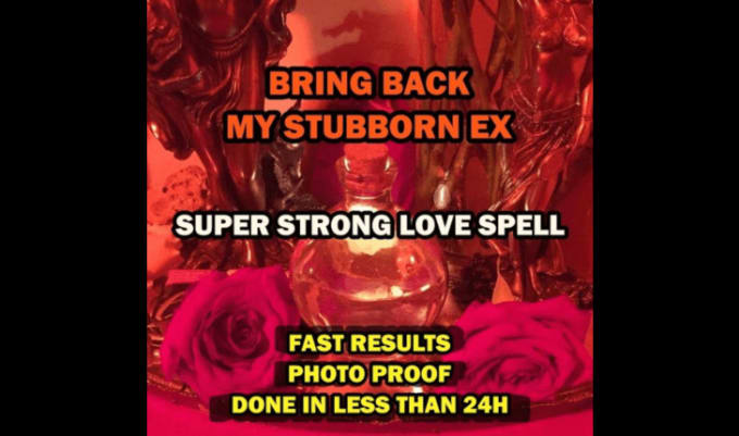 Gig Preview - Cast effective rekindle lost love and get ex back spell