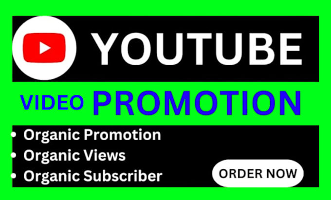 Gig Preview - Do organic youtube video promotion