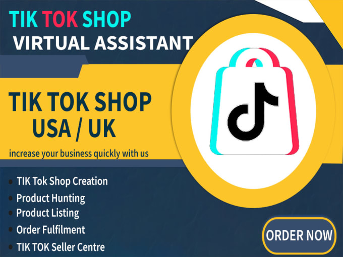 Gig Preview - Be your tiktok shop virtual assistant or account manager