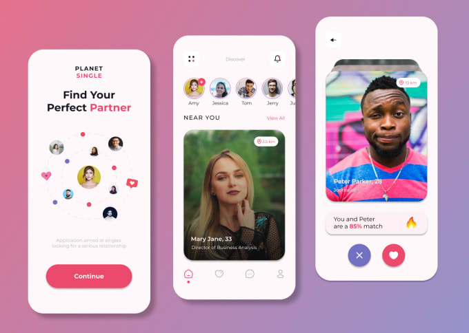 Gig Preview - Develop dating app social chat app, social media app, and dating website