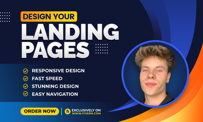 Gig Preview - Create high converting landing page