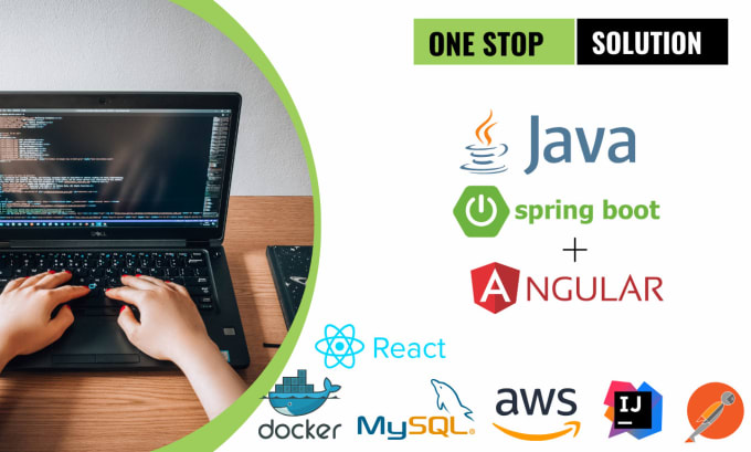 Gig Preview - Create rest API, java web app, spring boot, angular as full stack developer