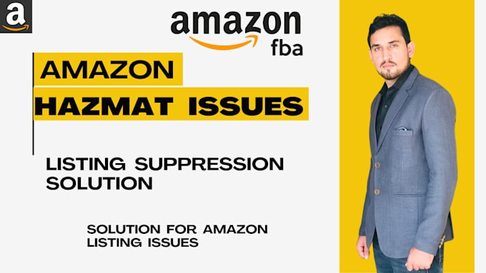 Gig Preview - Do amazon hazmat and listing suspension issue solution