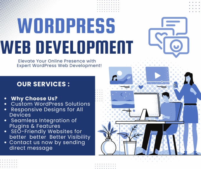 Gig Preview - Do responsive wordpress website development, customize, and redesign wp website