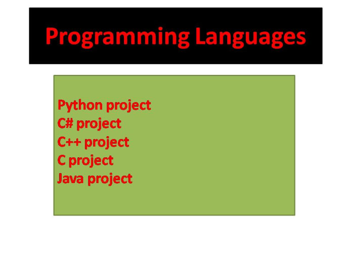 Gig Preview - Help in java, python, c plus plus, c, and c sharp assignments and papers