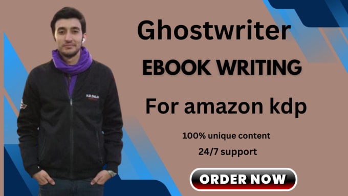 Gig Preview - Write your book and ebook for amazon KDP