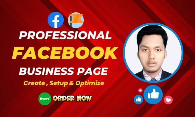 Gig Preview - Be create professional facebook business page creation, setup and optimization