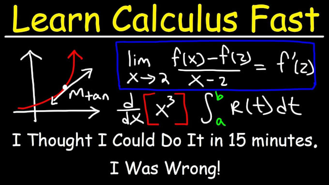 Gig Preview - Lets study calculus together