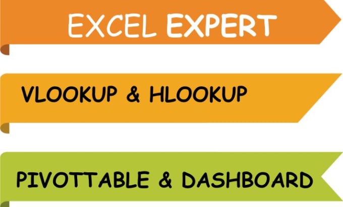 Gig Preview - Be create microsoft excel expert for excel projects vlookup hlookup