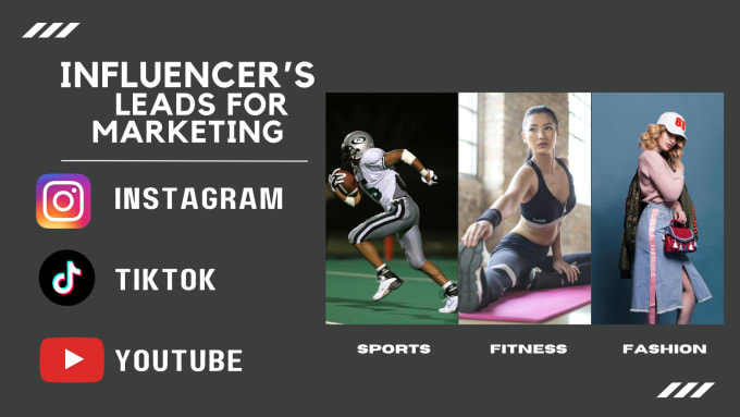 Gig Preview - Find instagram influencers for your niche