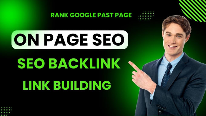 Gig Preview - On page off page seo backlink link building service