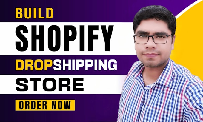 Gig Preview - Build automated shopify store dropshipping store or shopify website