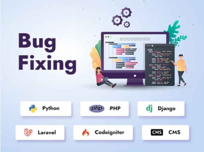 Gig Preview - Fix bugs in your backend, frontend, javascript, PHP, nodejs, csharp code