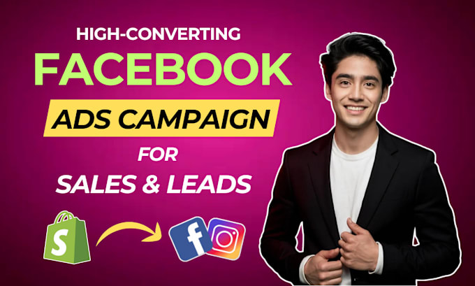 Gig Preview - Properly setup shopify facebook ads for your store, fb and instagram marketing