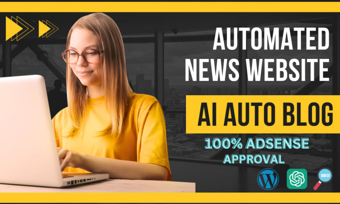 Gig Preview - Create automated news website autoblog, wordpress news auto blog