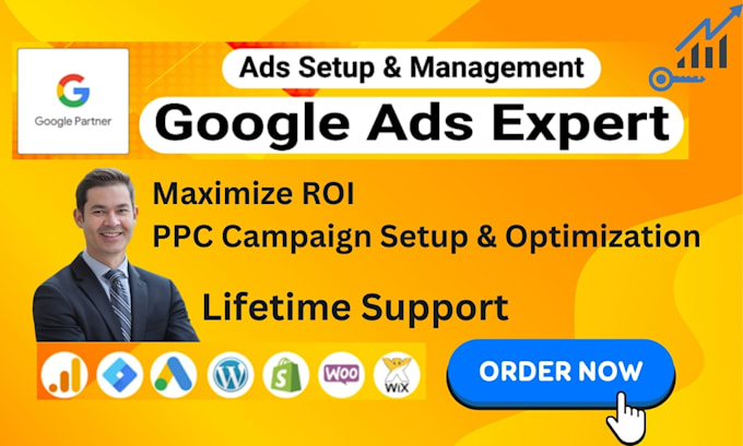 Gig Preview - Be your google ads, adwords, PPC expert and campaign manager for high ROI