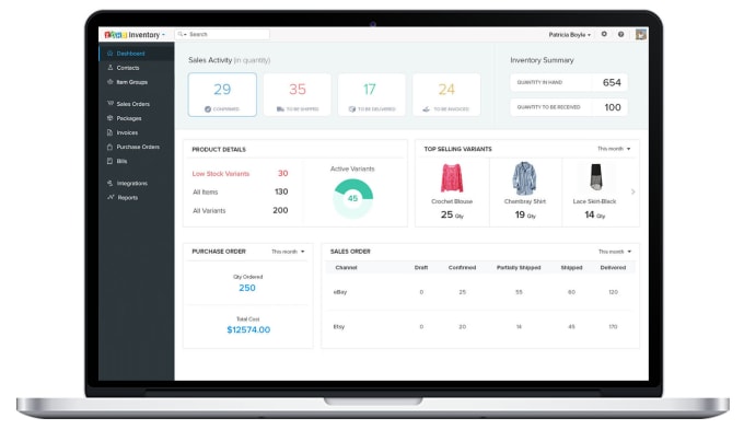 Gig Preview - Zoho inventory, zakya, zoho finance setup and implementation