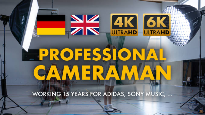 Gig Preview - Be your highly experienced videographer in germany