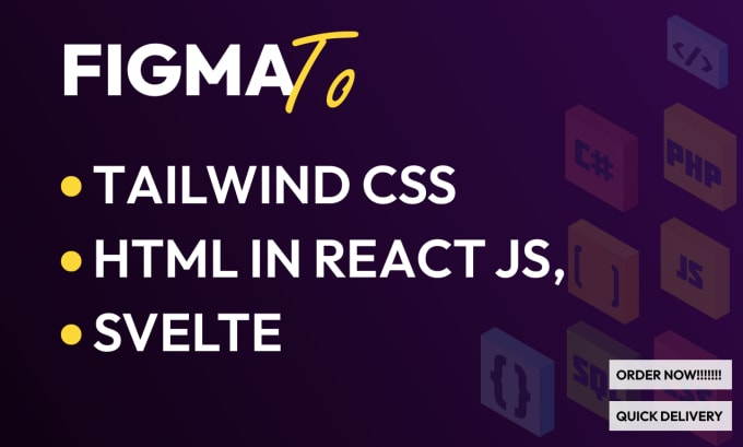 Gig Preview - Convert figma to react js next js with bootstrap tailwind CSS