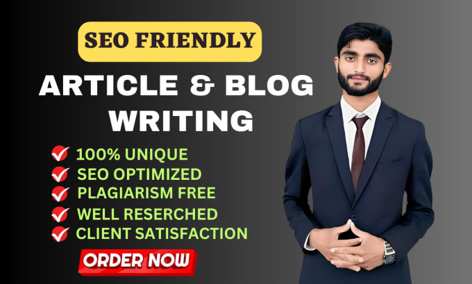 Bestseller - do high quality SEO friendly article or blog writing in 24 hours