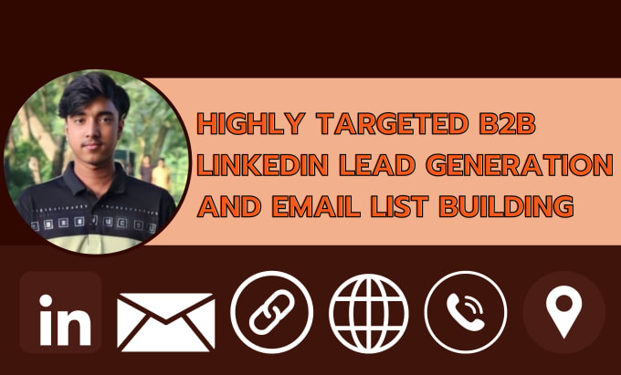 Gig Preview - Do highly targeted b2b linkedin lead generation and email list building