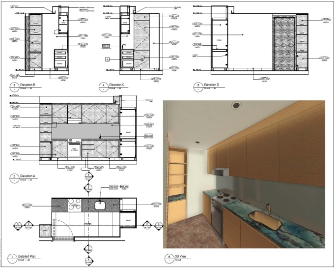 Gig Preview - Create detailed drawings of your millwork or joinery details