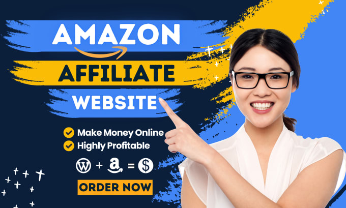 Gig Preview - Build amazon affiliate website, amazon affiliate marketing autopilot website