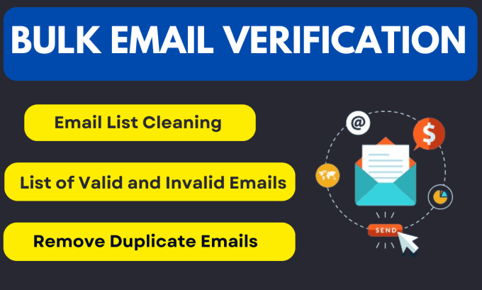 Gig Preview - Do bulk email verification to validate emails