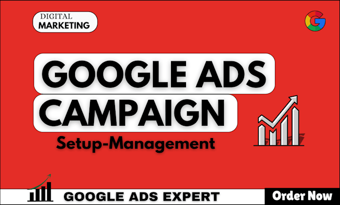 Gig Preview - Setup and manage your google ads adwords PPC campaigns