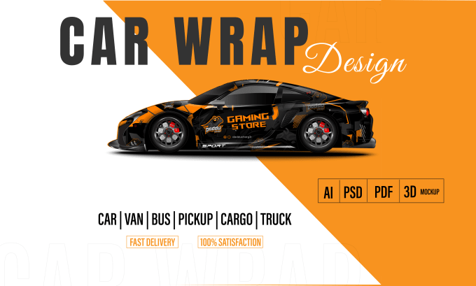 Gig Preview - Do fast and affordable car wraps for businesses and individuals