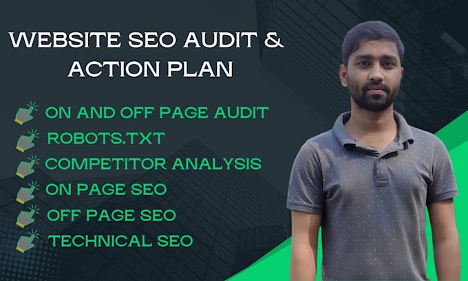 Gig Preview - Provide website seo audit report with action plan and competitor analysis