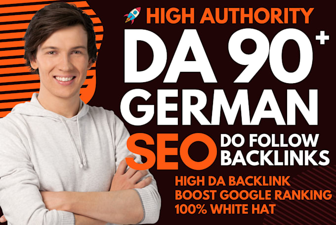 Gig Preview - Provide high authority SEO dofollow german backlinks service from 90 da websites