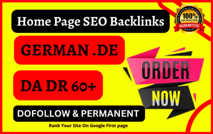 Gig Preview - Boost your SEO with high quality german backlinks for better ranking