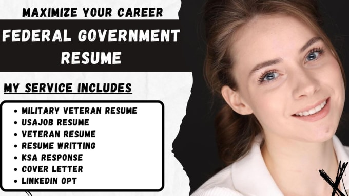 Gig Preview - Write executive resume, USA jobs, federal resume, military resume writing and CV