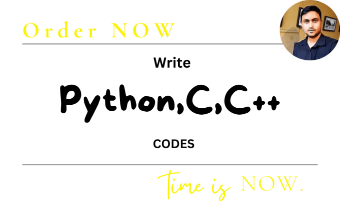 Gig Preview - Fast write python c and c plus plus codes