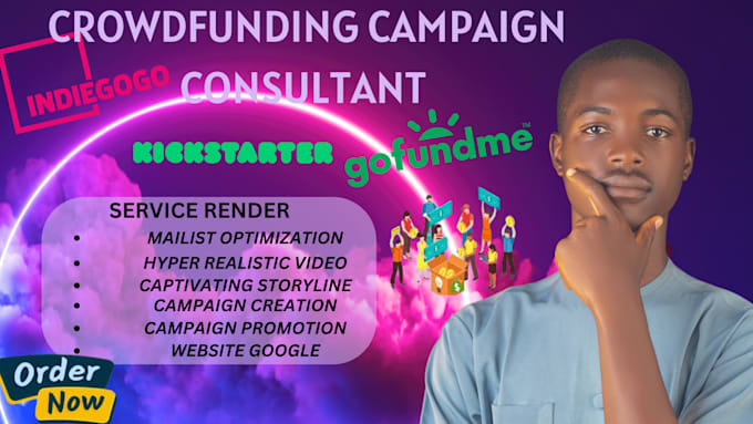 Gig Preview - Do crowdfunding campaign creation for gofundme indiegogo