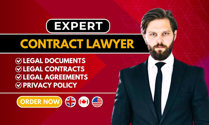 Gig Preview - Be your lawyer write contract, documents, llc operating agreement, services,nda