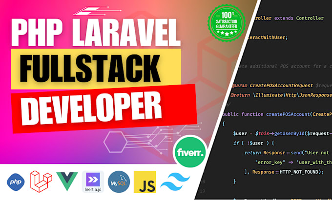 Gig Preview - Develop a web application using PHP laravel, vue