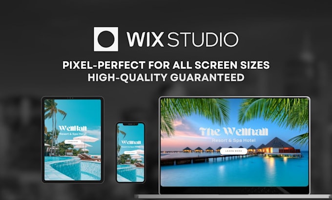 Gig Preview - Build design redesign a fully responsive wix studio website