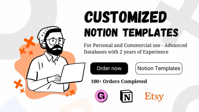 Gig Preview - Build a customized and an advanced aesthetic notion template