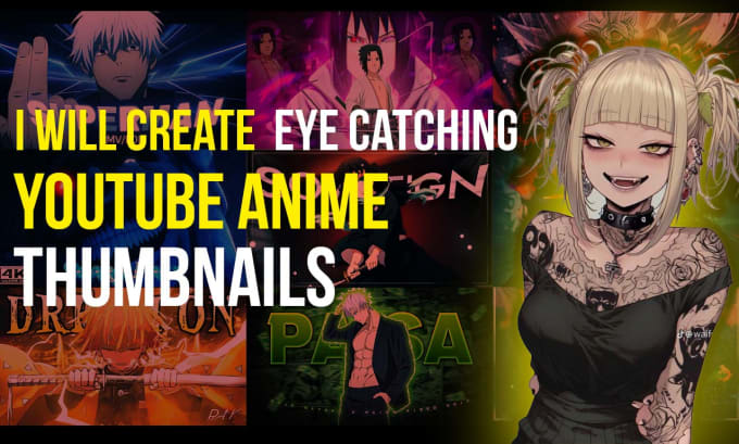 Gig Preview - Create eye catching anime thumbnails