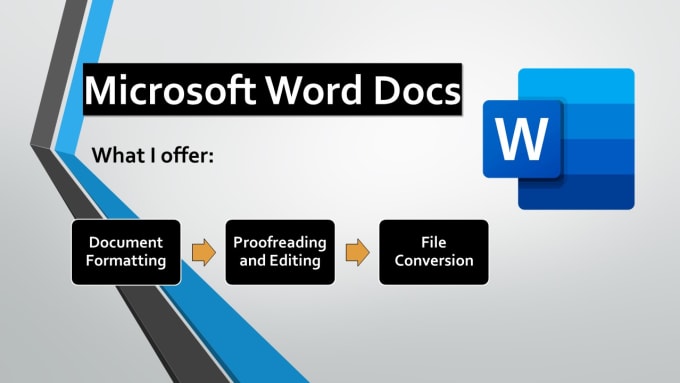 Gig Preview - Format  your microsoft word document