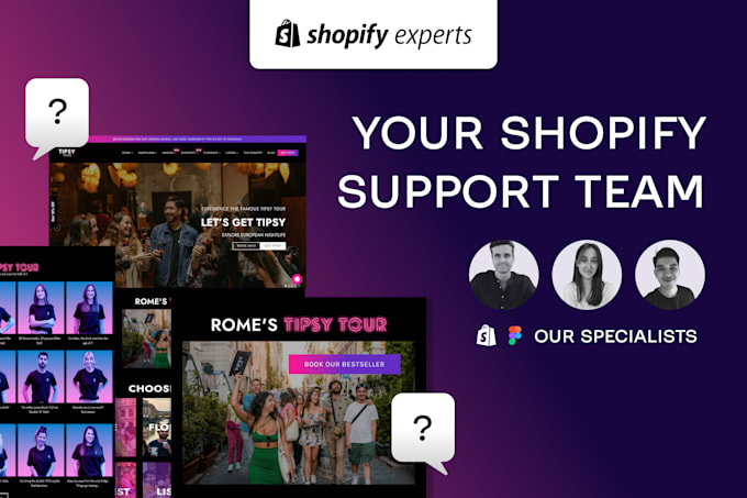 Gig Preview - Our agency will be your ongoing shopify support team