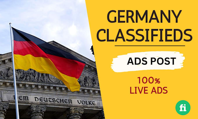 Gig Preview - Do germany post classified ads on the top 200 german backlinks