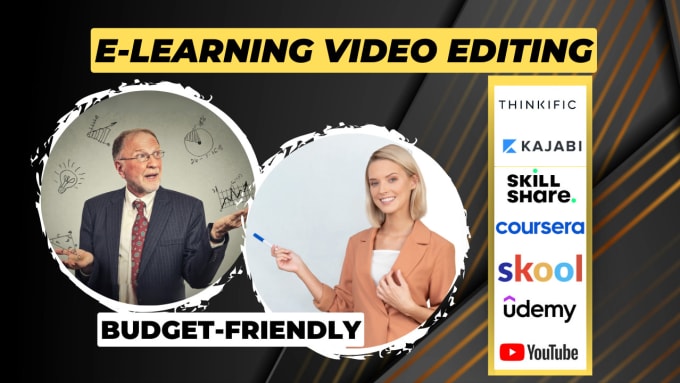 Gig Preview - Edit professional educational videos at low prices